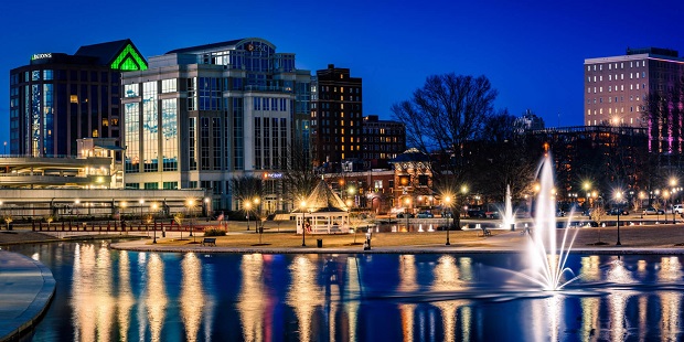 Downtown Huntsville at Night